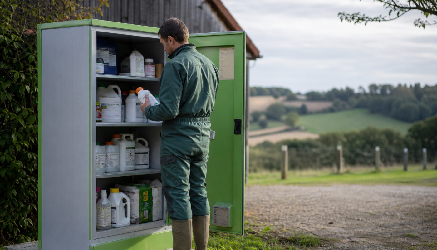 L’armoire phytosanitaire, un symbole d’engagement pour l’environnement dans les campagnes