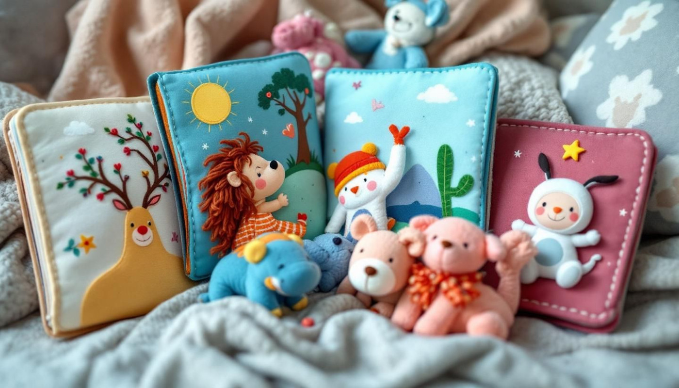 Livres en tissu pour bébés initiation précoce à la lecture et développement sensoriel